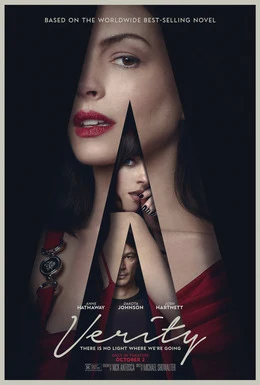 Anne Hathaway's Verity Delivers Pure Erotic Thriller Dread Official Film Banner - Movifeed